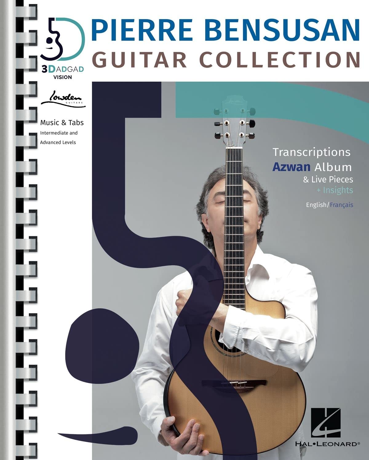 Pierre Bensusan: Guitar Collection with Transcriptions of the Azwan Album & Live Pieces + Insights in English and Francais,Used