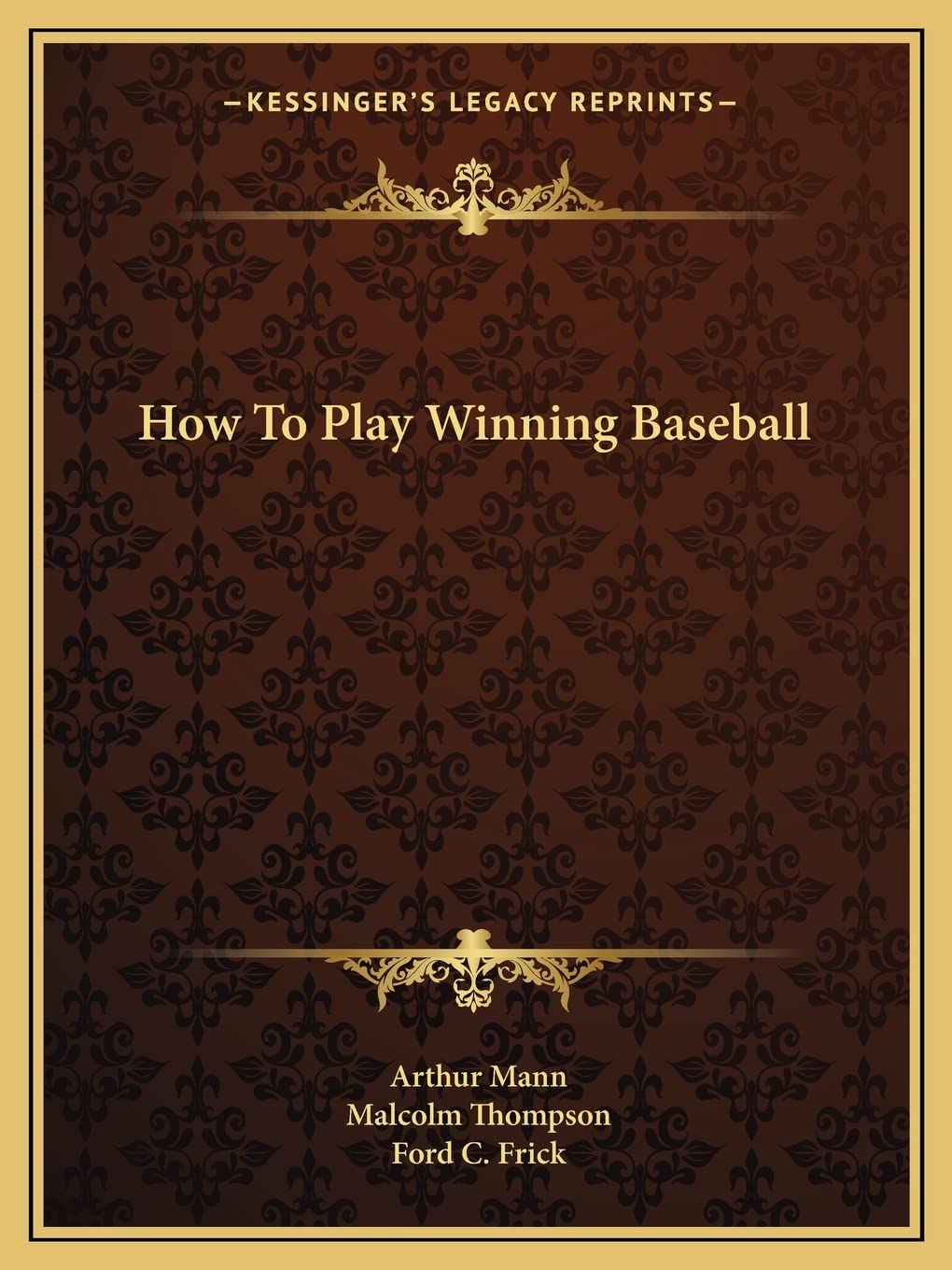 How To Play Winning Baseball,Used