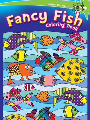 SPARK Fancy Fish Coloring Book (Dover Sea Life Coloring Books),Used