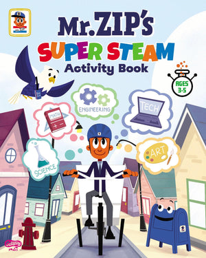 Mr. ZIPs Super STEAM Activity Book,New
