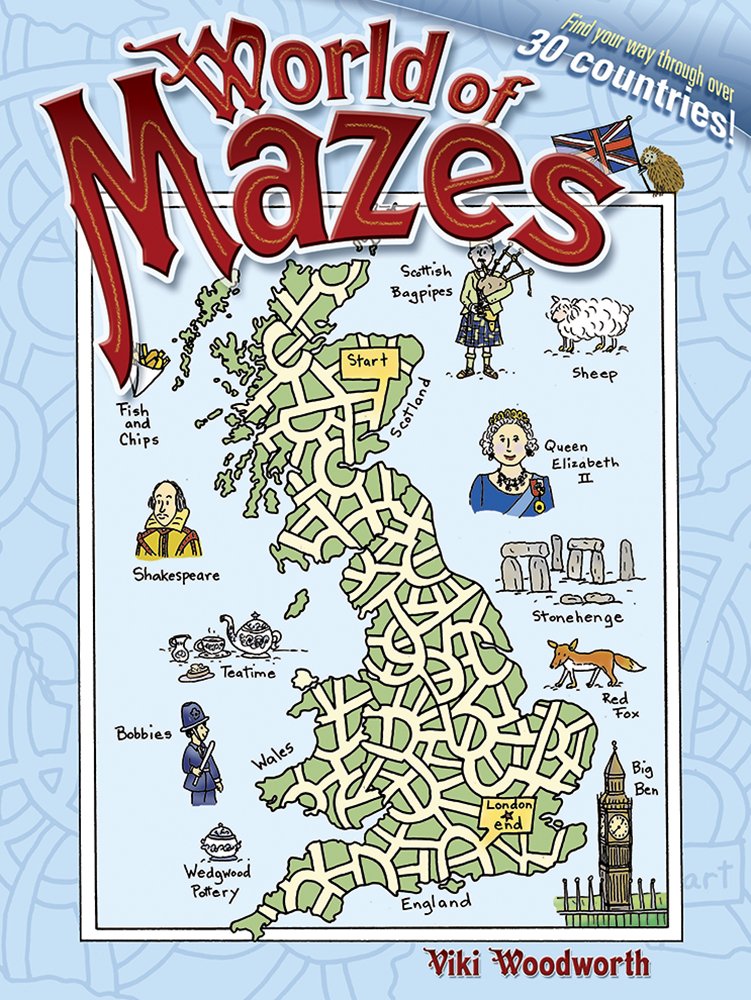 World Of Mazes (Dover Kids Activity Books),Used