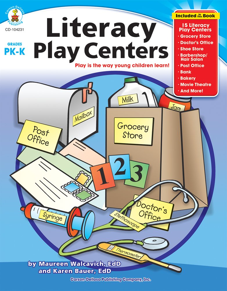 Literacy Play Centers, Grades PK  K,Used
