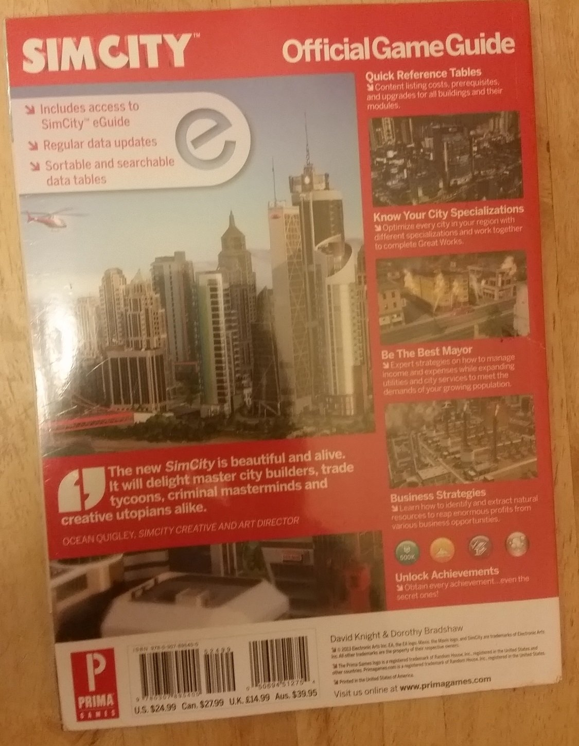 SimCity: Prima Official Game Guide,Used