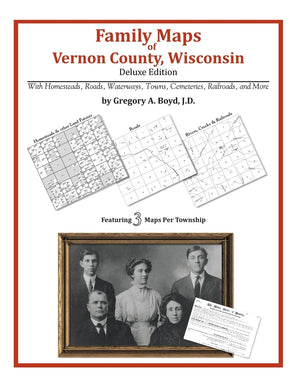 Family Maps of Vernon County, Wisconsin,Used