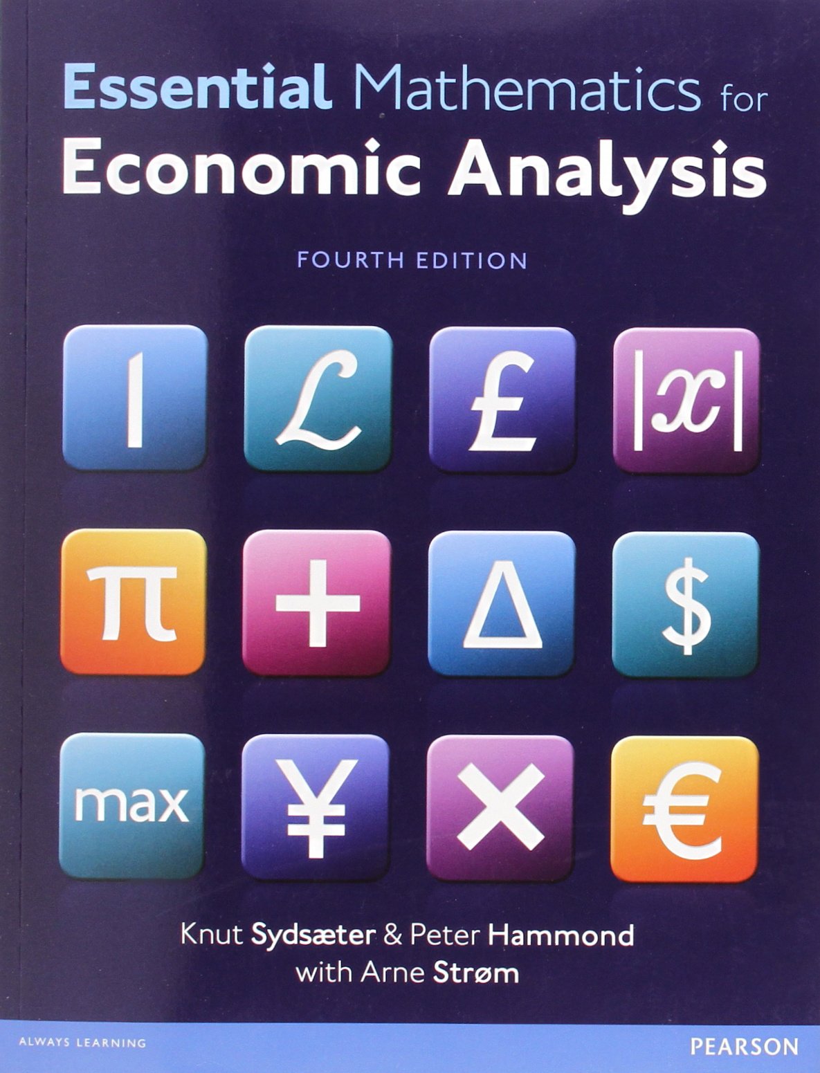 Essential Mathematics For Economic Analysis (4Th Edition),New