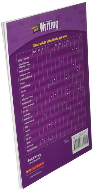 Scholastic Success With Writing, Grade 2,Used
