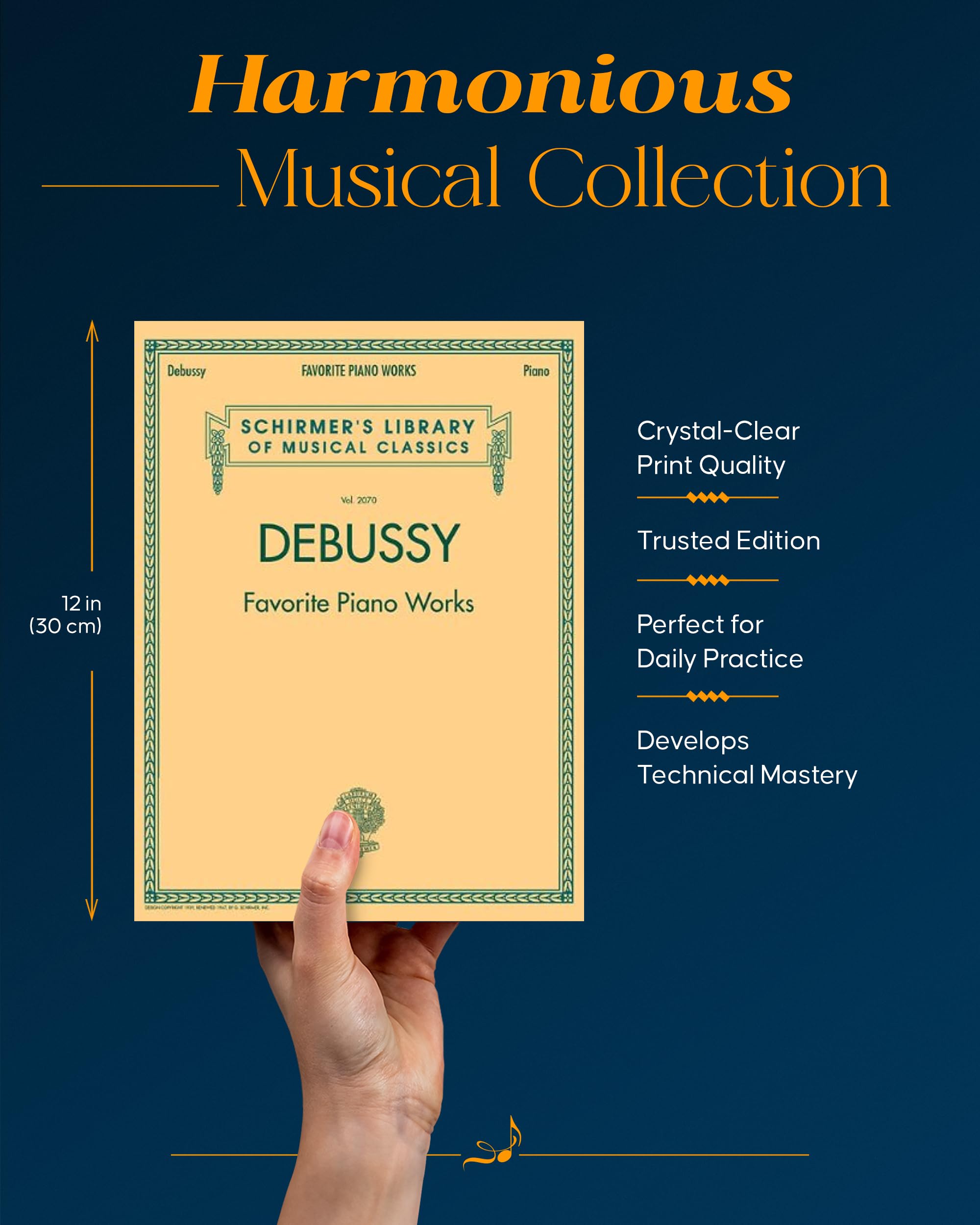 Debussy  Favorite Piano Works: Schirmer Library of Classics Volume 2070 (Schirmer's Library of Musical Classics, 2070),Used
