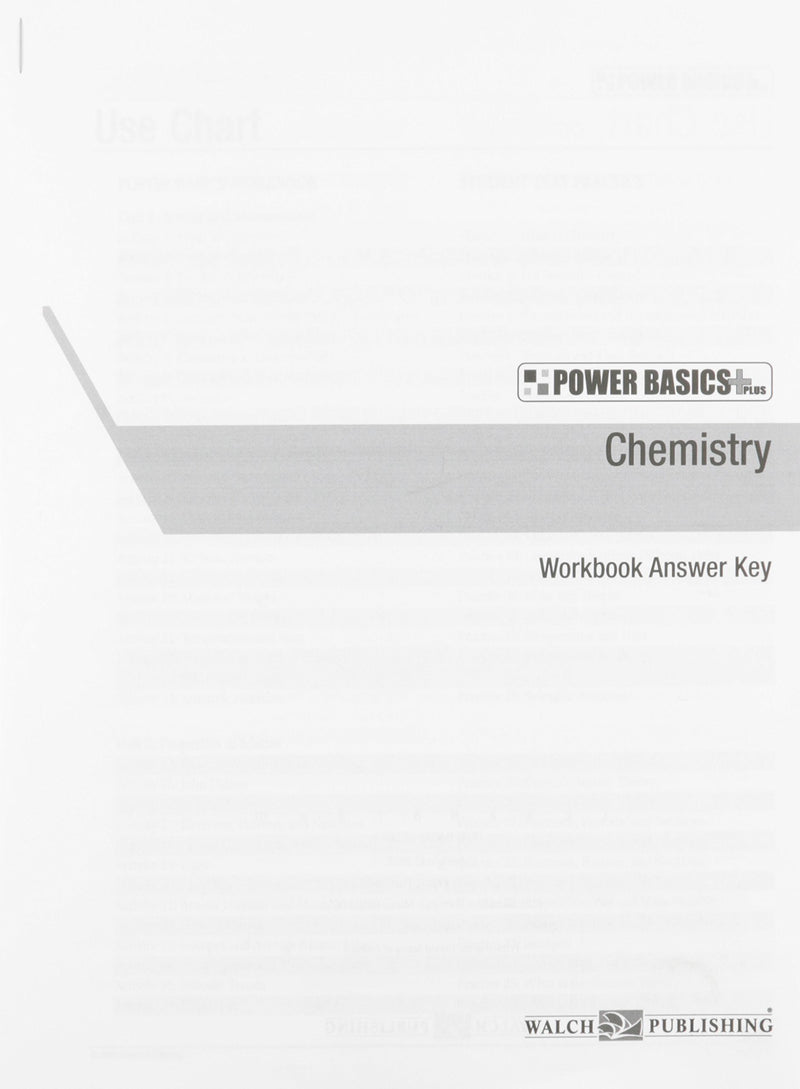 Power Basics Chemistry,Used
