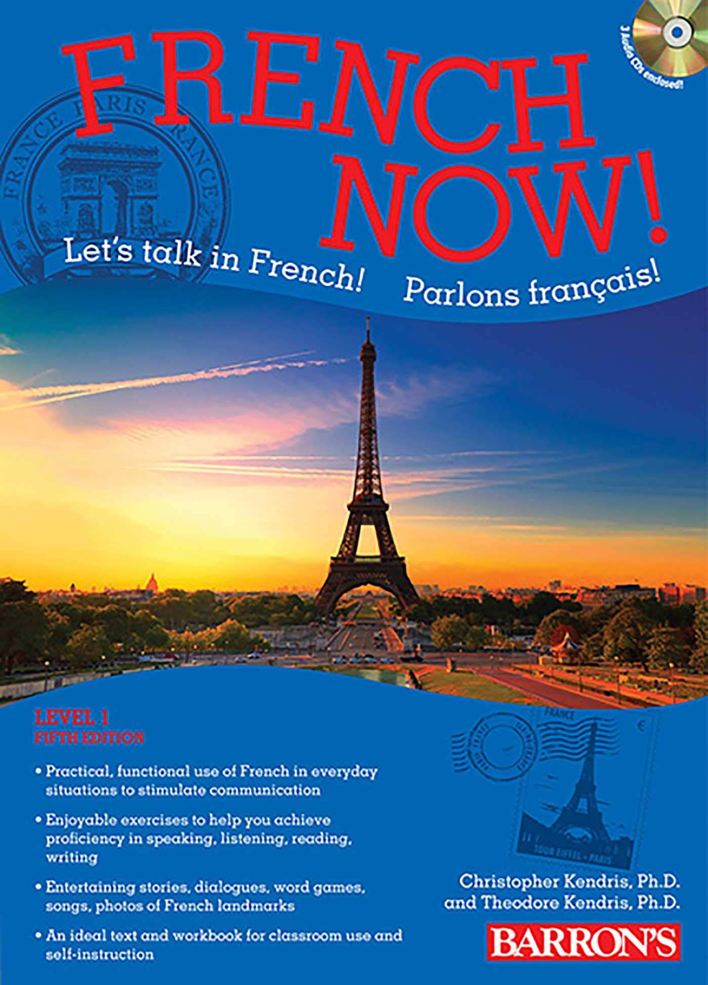 French Now! Level 1 with Online Audio (Barron's Foreign Language Guides),Used
