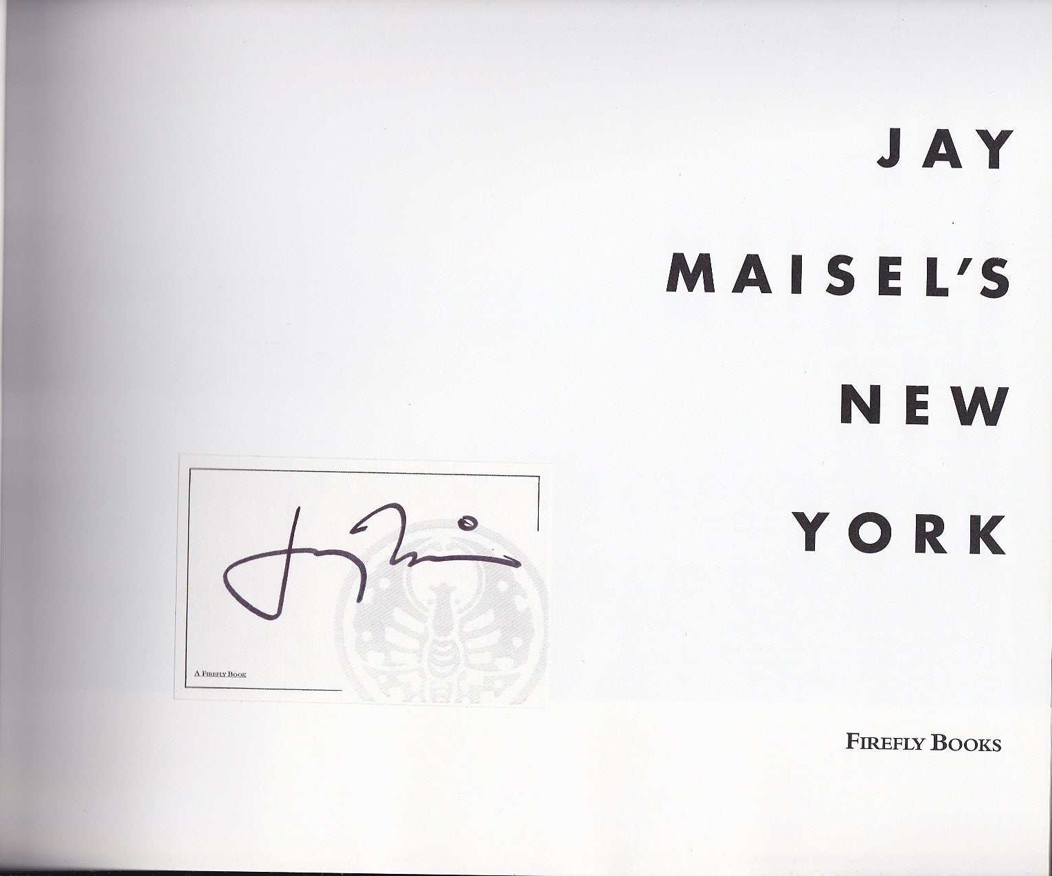 Jay Maisel's New York,Used