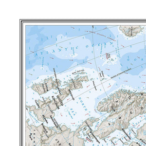 National Geographic Asia Wall Map  Classic  Laminated (33.25 x 38 in) (National Geographic Reference Map),New