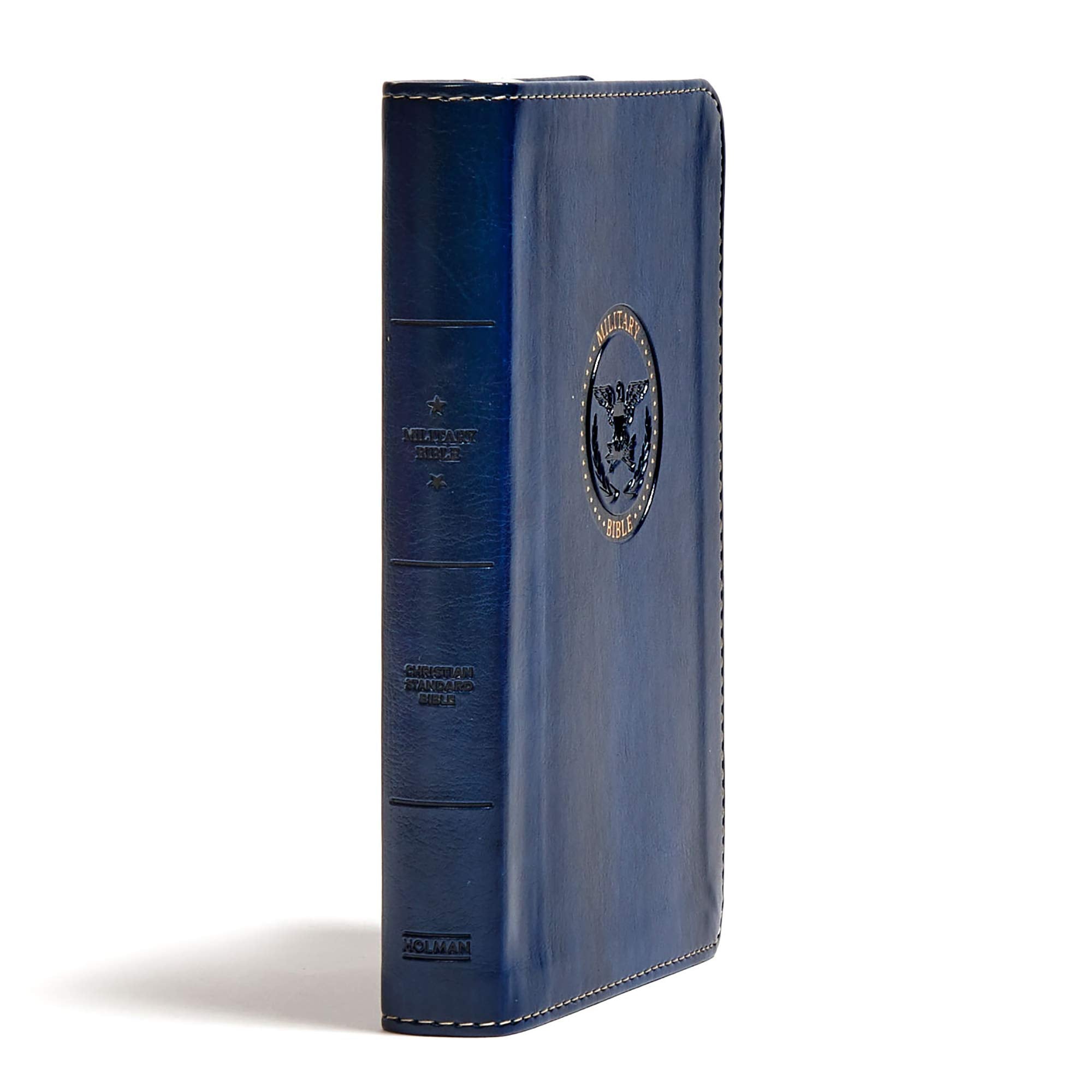 Csb Military Bible, Royal Blue Leathertouch, Red Letter, Presentation Page, Articles, Study Helps, Prayers, Fullcolor Maps, Eas