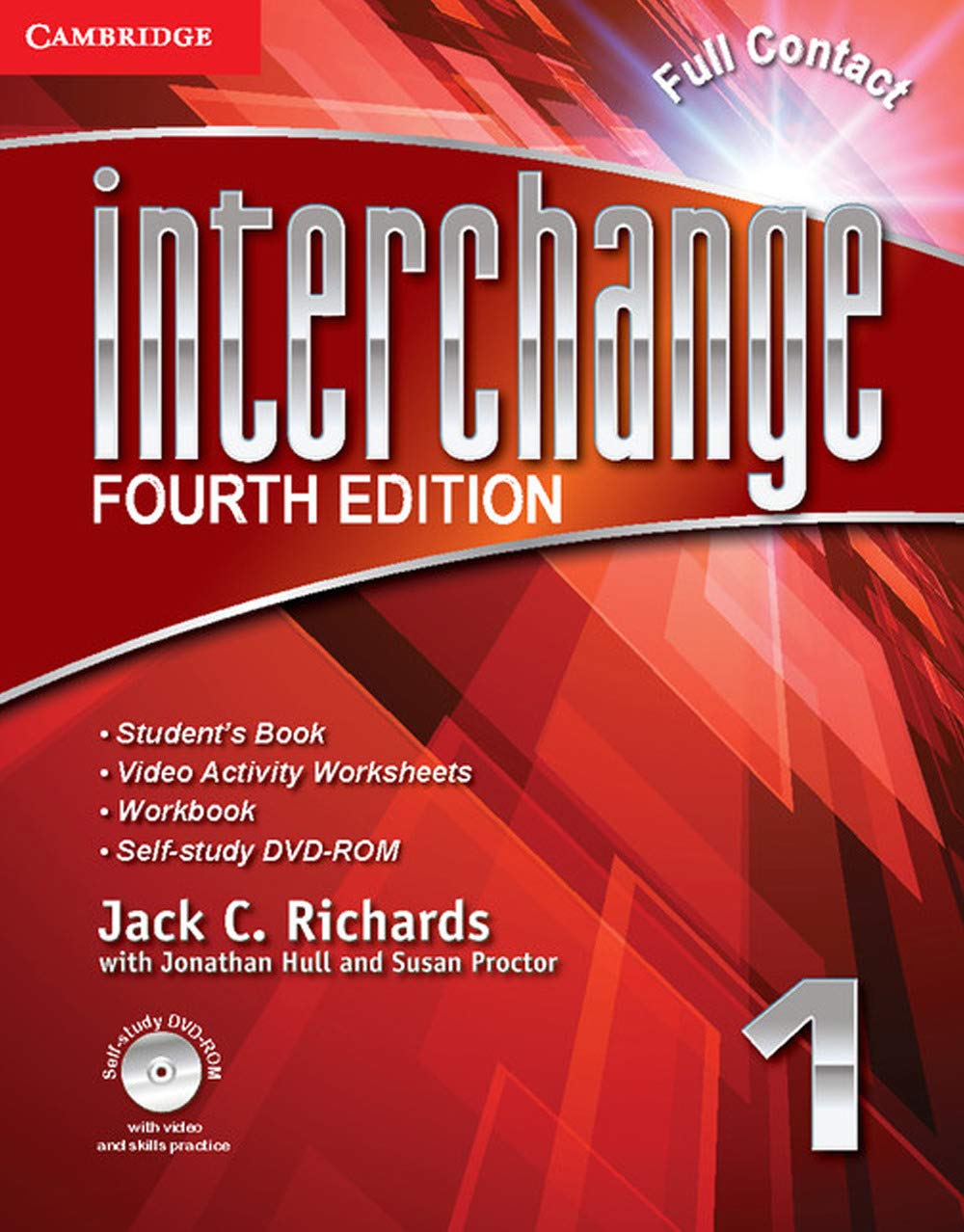 Interchange Level 1 Full Contact with Selfstudy DVDROM (Interchange Fourth Edition),Used