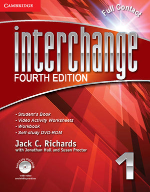 Interchange Level 1 Full Contact with Selfstudy DVDROM (Interchange Fourth Edition),Used