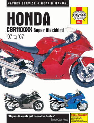 Honda CBR11000XX Super Blackbird  97 to  07 (Haynes Service & Repair Manual)