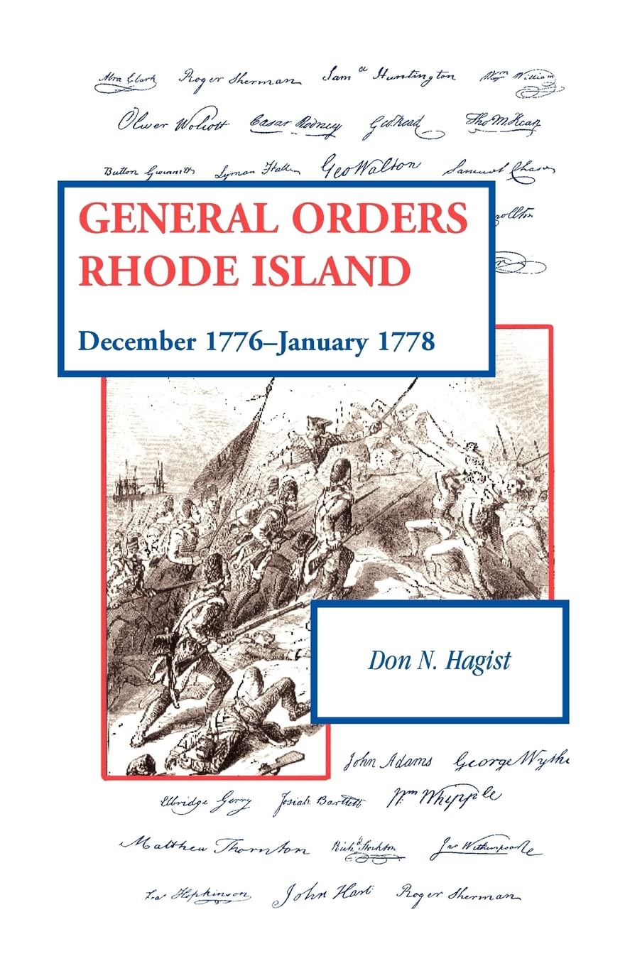 General Orders, Rhode Island: December 1776January 1778,Used