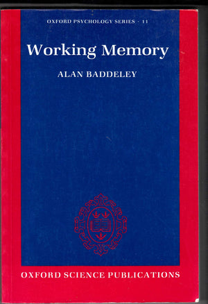 Working Memory (Oxford Psychology Series),Used