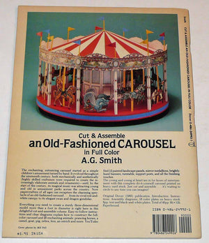 Cut & Assemble An Oldfashioned Carousel In Full Color,New