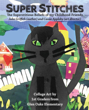 Super Stitches: an artful and poetic message about the superstitious beliefs of my childhood friends,Used