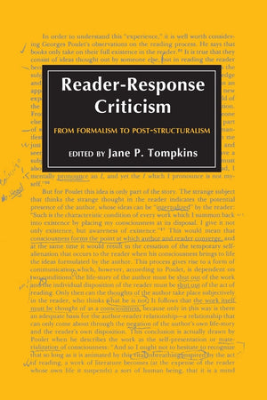 ReaderResponse Criticism: From Formalism to PostStructuralism,Used