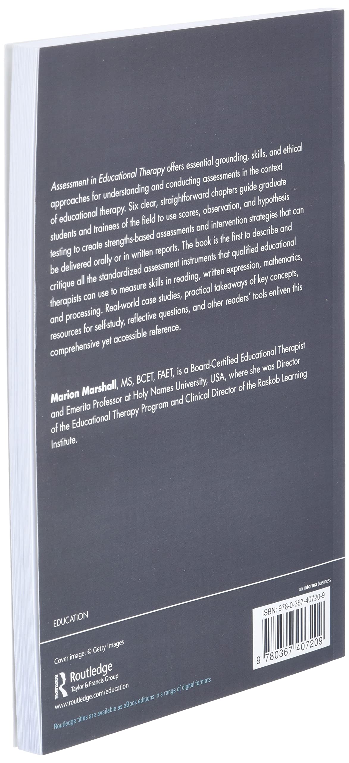 Assessment In Educational Therapy,New