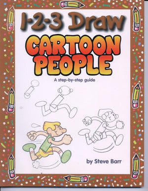 123 Draw Cartoon People: A StepbyStep Guide,Used