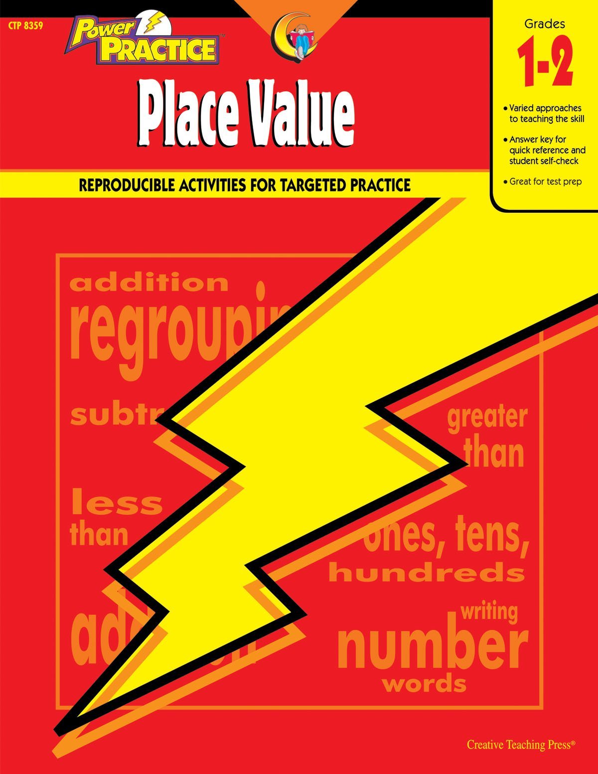 Power Practice Place Value, Gr. 12 (Math Power Practice),Used