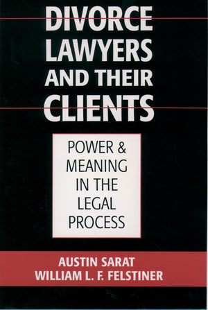 Divorce Lawyers and Their Clients: Power and Meaning in the Legal Process,Used