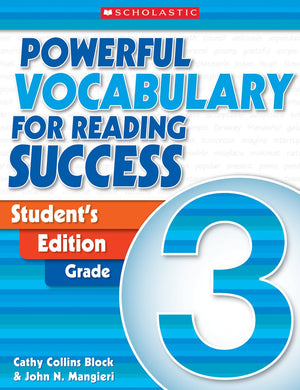 Powerful Vocabulary For Reading Success: Student Workbook, Grade 3,Used