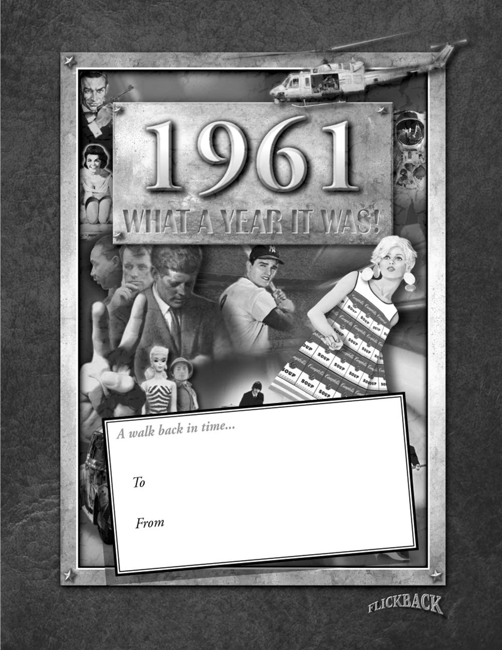 1961 What A Year It Was! 60Th Coffee Table Book,New