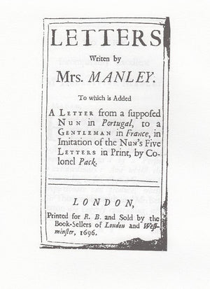 The Delarivier Manley: Printed Writings 16411700: Series II, Part Three, Volume 12 (The Early Modern Englishwoman: A Facsimile ,Used