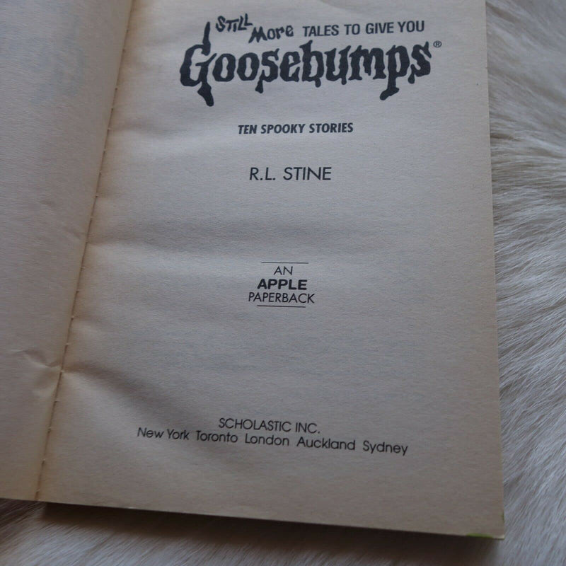 Still More Tales To Give You Goosebumps: Ten Spooky Stories (Goosebumps Special Edition, No 4),Used