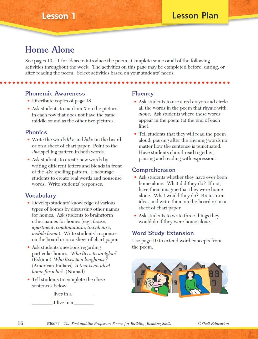 Poems for Building Reading Skills Level 3 (The Poet and the Professor),Used