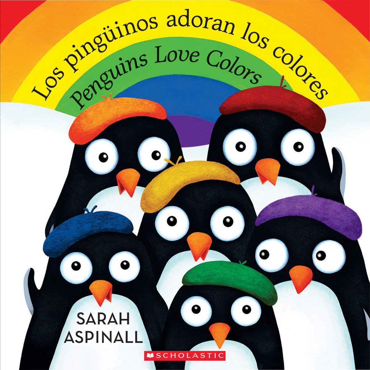 Los pinginos adoran los colores / Penguins Love Colors (Bilingual) (Spanish and English Edition)