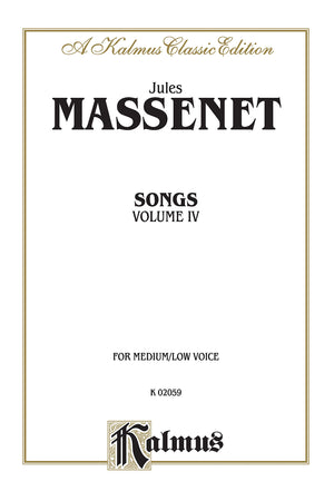 Songs: 4 (Kalmus Edition, Vol 4) (French Edition),Used