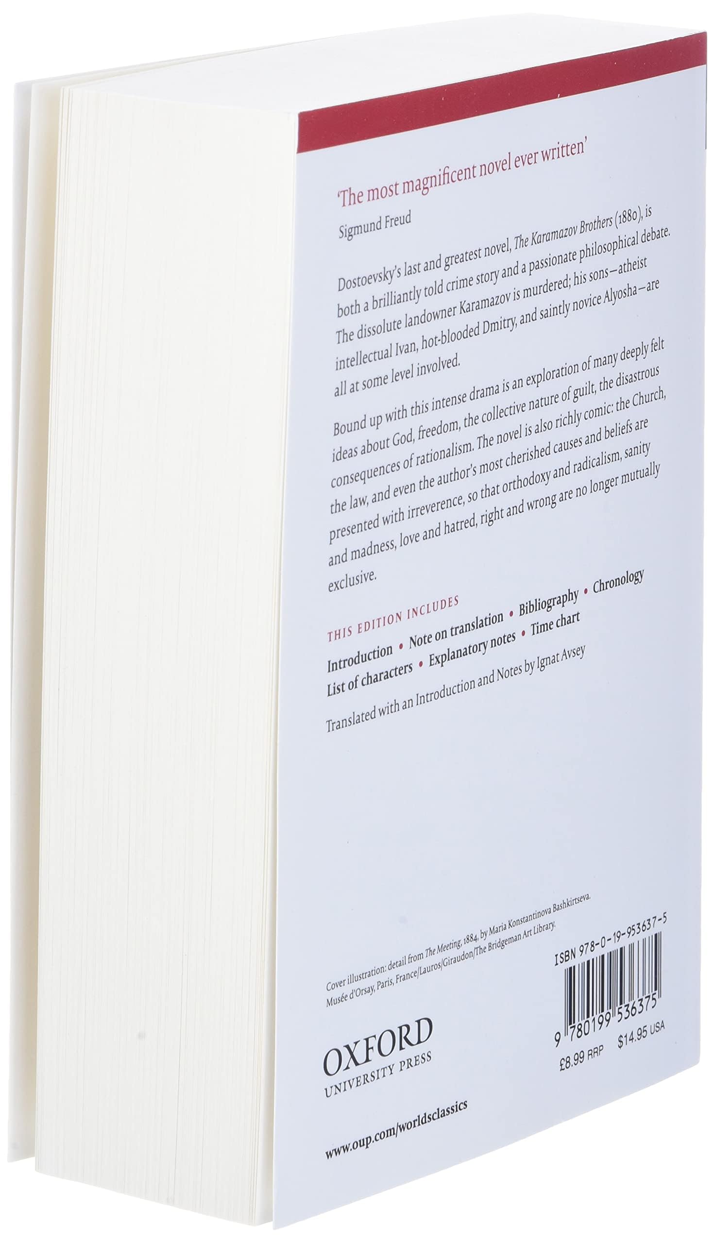 The Karamazov Brothers (Oxford World'S Classics),Used