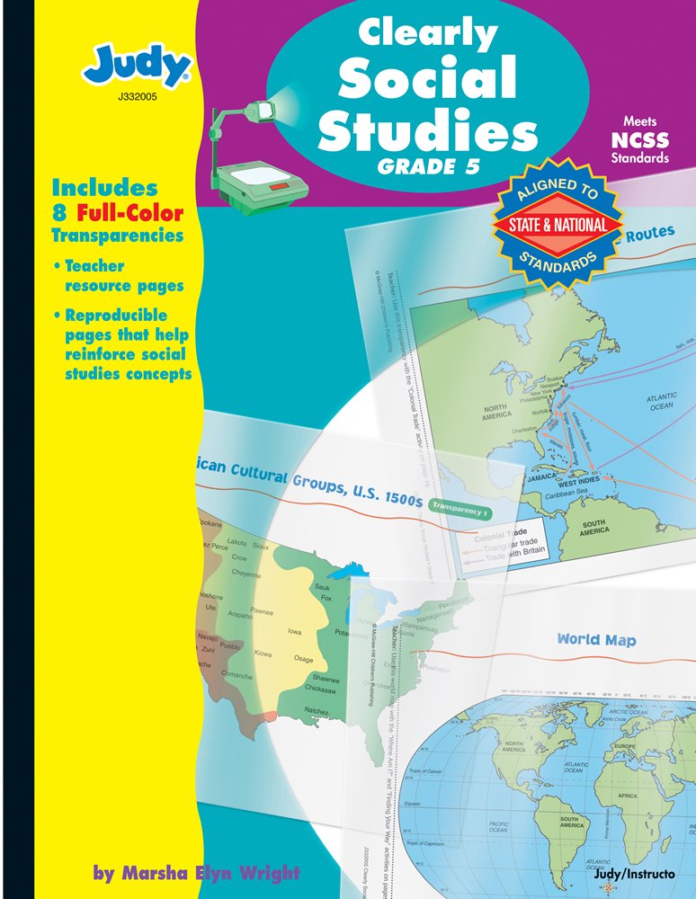 Clearly Social Studies, Grade 5,Used