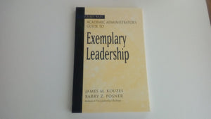 The JosseyBass Academic Administrator's Guide toExemplary Leadership,Used
