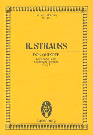 Don Quixote, Op. 35: Study Score (Edition Eulenburg),Used