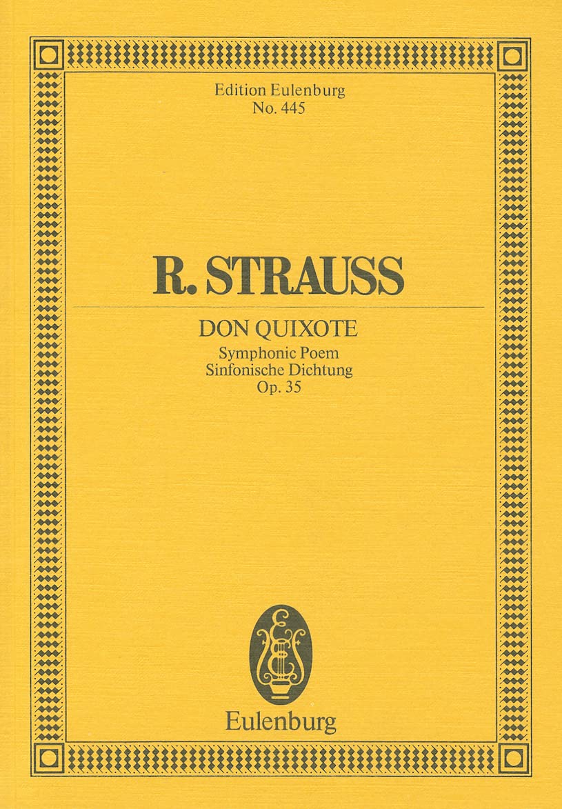 Don Quixote, Op. 35: Study Score (Edition Eulenburg),Used