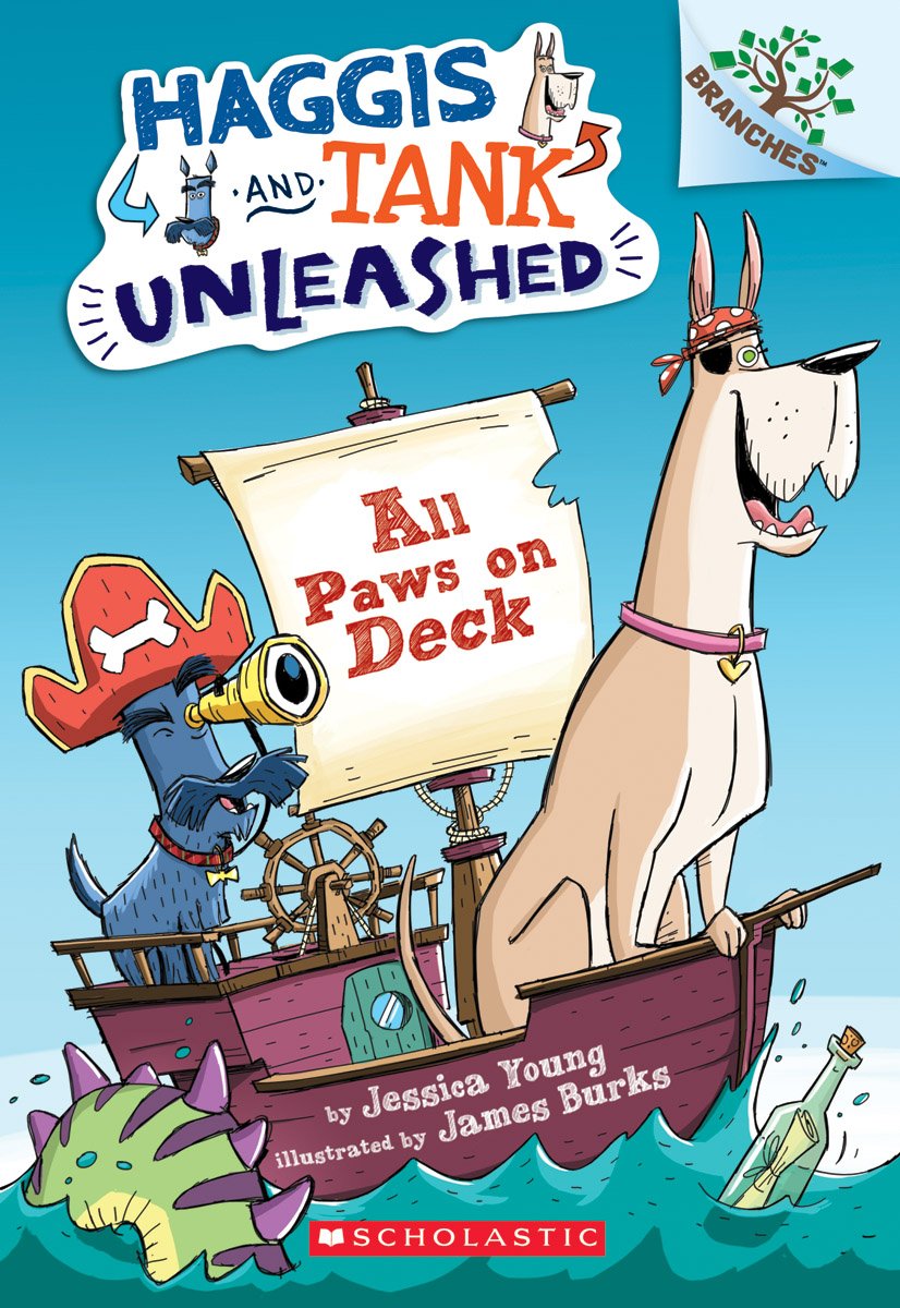 All Paws On Deck: A Branches Book (Haggis And Tank Unleashed #1) (1)-used