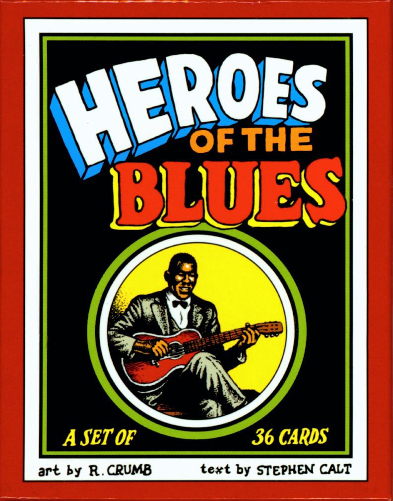 Heroes of the Blues Boxed Trading Card Set by R. Crumb - Collectible Art Cards Featuring Iconic Blues Musicians