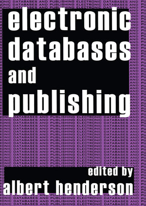 Electronic Databases and Publishing,Used