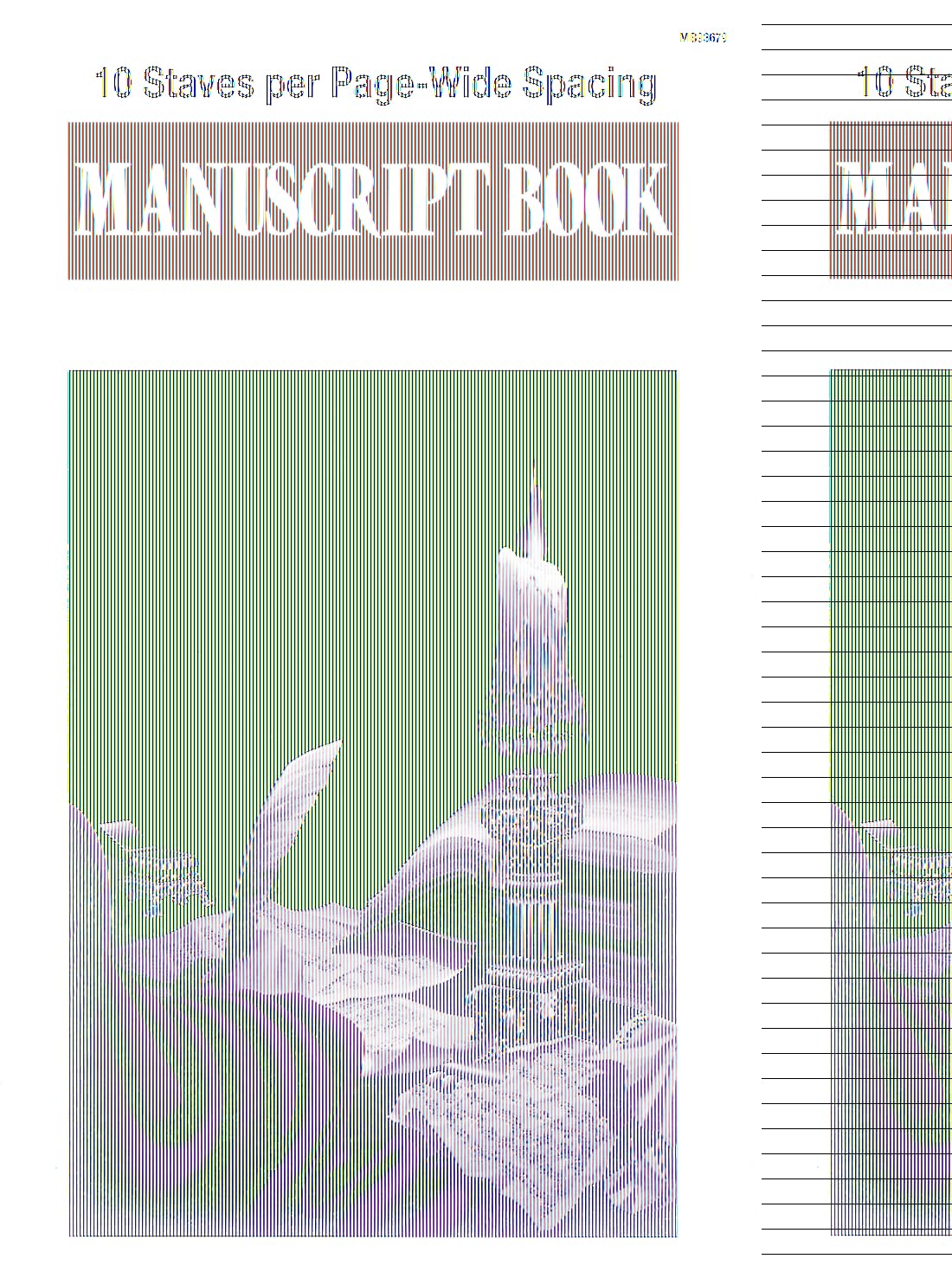 Mel Bay Manuscript Book 10Stave,New