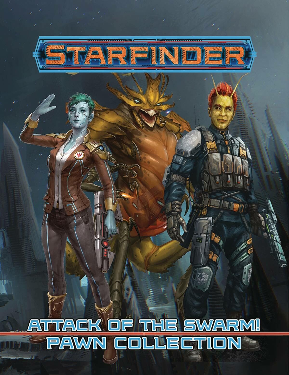 Starfinder Pawns: Attack of the Swarm! Pawn Collection,Used