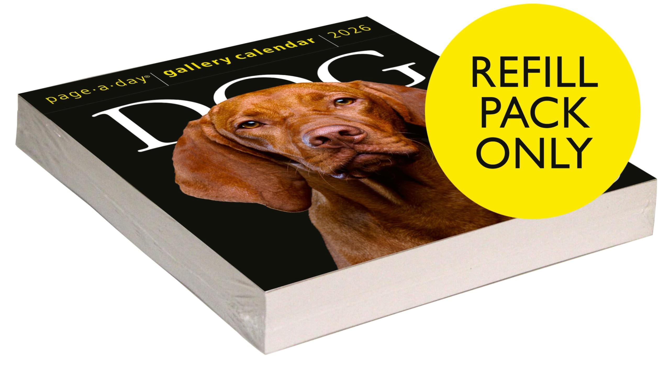 Dog PageADay Gallery Calendar Refill Pack 2026: An Elegant Canine Celebration