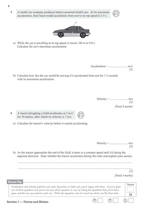 Exam Practice Workbook Includes Answers,Used