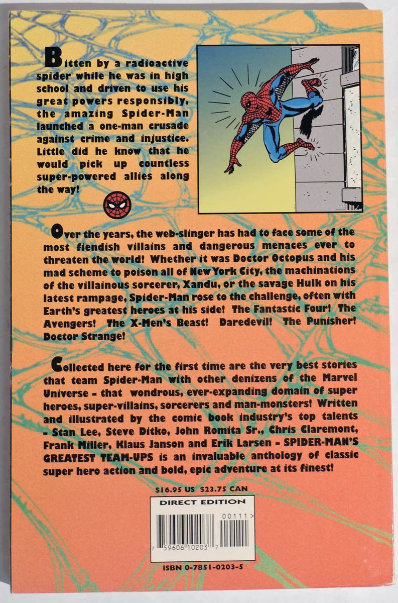 SpiderMan's Greatest TeamUps (Amazing SpiderMan),Used
