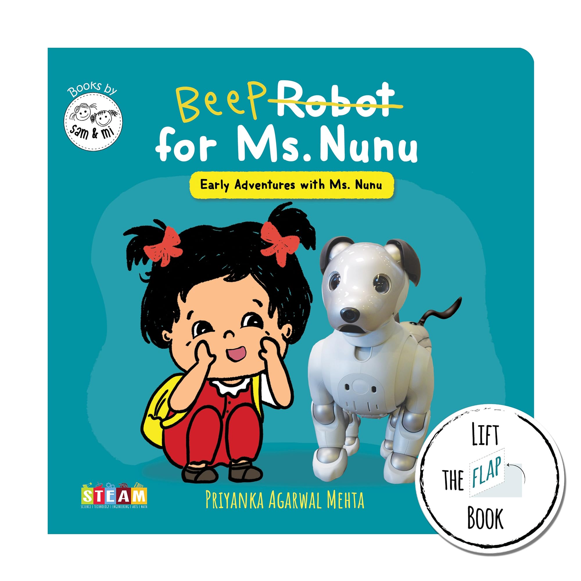 Robot For Ms. Nunu: Lift-The-Flap Board Book For Toddlers To Build Early Stem & Steam Skills | Sparks Love For Engineering | Ideal For Children Up To 4 Years Old