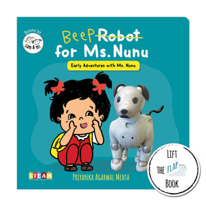 Robot For Ms. Nunu: Lift-The-Flap Board Book For Toddlers To Build Early Stem & Steam Skills | Sparks Love For Engineering | Ideal For Children Up To 4 Years Old